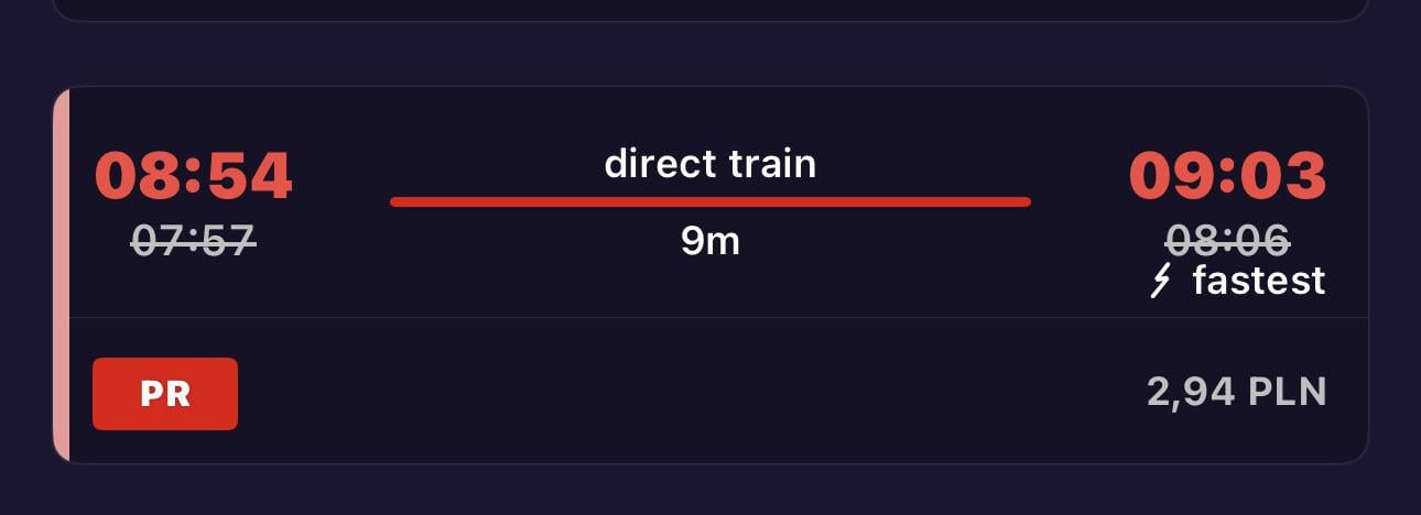 Co ty na zajęcia chciałeś zdążyć?