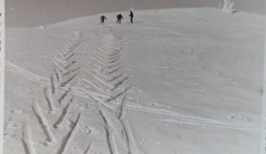 Winter von damals - Rax Februar 1957 - auffe brettln, owe wedeln