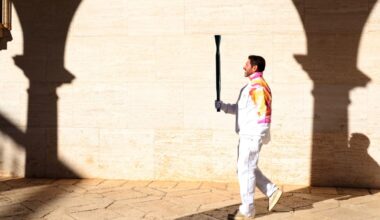 The route of the Olympic Torch Relay in Italy on Tuesday 30 December