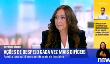 «Um processo de despejo em Portugal pode ir até aos 10 anos. É inacreditável»: Jornalista Ana Leal sobre Repórter Sábado