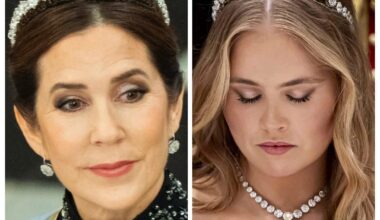 Tiara v. Tiara: Which single-row diamond bandeau tiara is more dazzling, the Danish (L) or the Dutch (R)