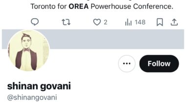 Social columnist for Toronto Star claims Harry was spotted at Nobu last night with right wing Ontario Premier Doug Ford