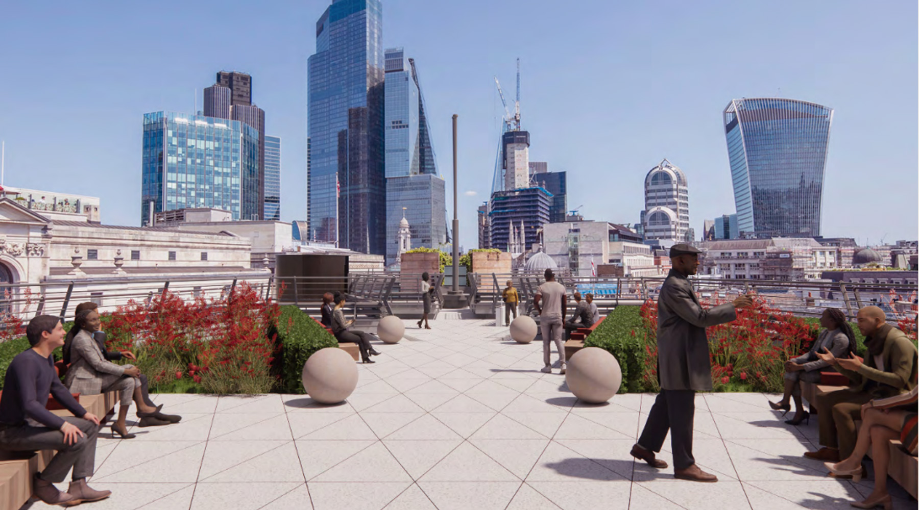 Private roof garden overlooking the Bank of England is to open to the public for free