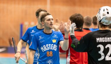 Latvijas Florbola savienība » LV » 2025/2026 » Jaunumi » "Masters Ulbroka/LU" ar Brantu vārtos atstāj sausā irlavniekus