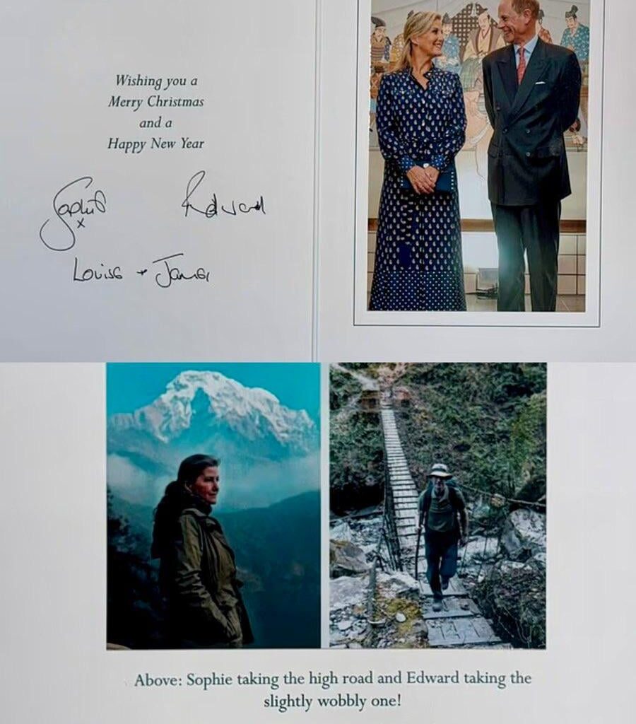 Duke and Duchess of Edinburgh release their 2025 Christmas card