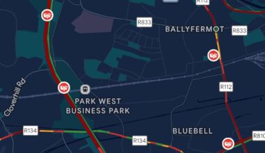 Never seen traffic like it....12 separate crashes and M50 is closed.