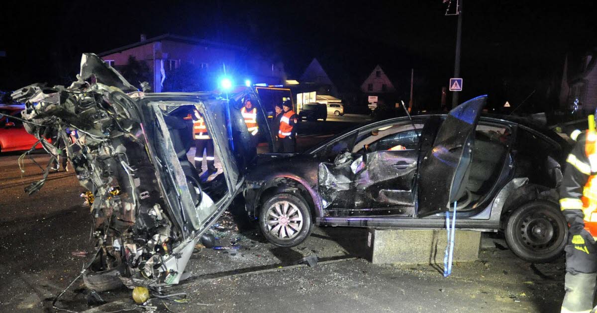 Kaysersberg Vignoble. Deux blessés dont un grave dans une spectaculaire sortie de route sur la RD 415