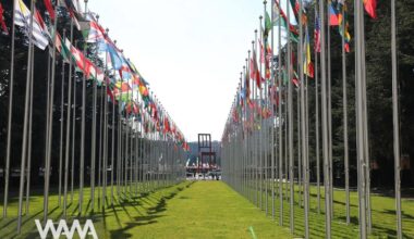 The speech of Dr. Hossein Amirabdollahian, Minister of Foreign Affairs of Iran, at the 52nd session of the United Nations Human Rights Council in Geneva. Feb 27,2023. Iran FM office / WANA News Agency