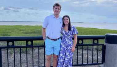 Hermosa foto de mi esposa y yo en España.