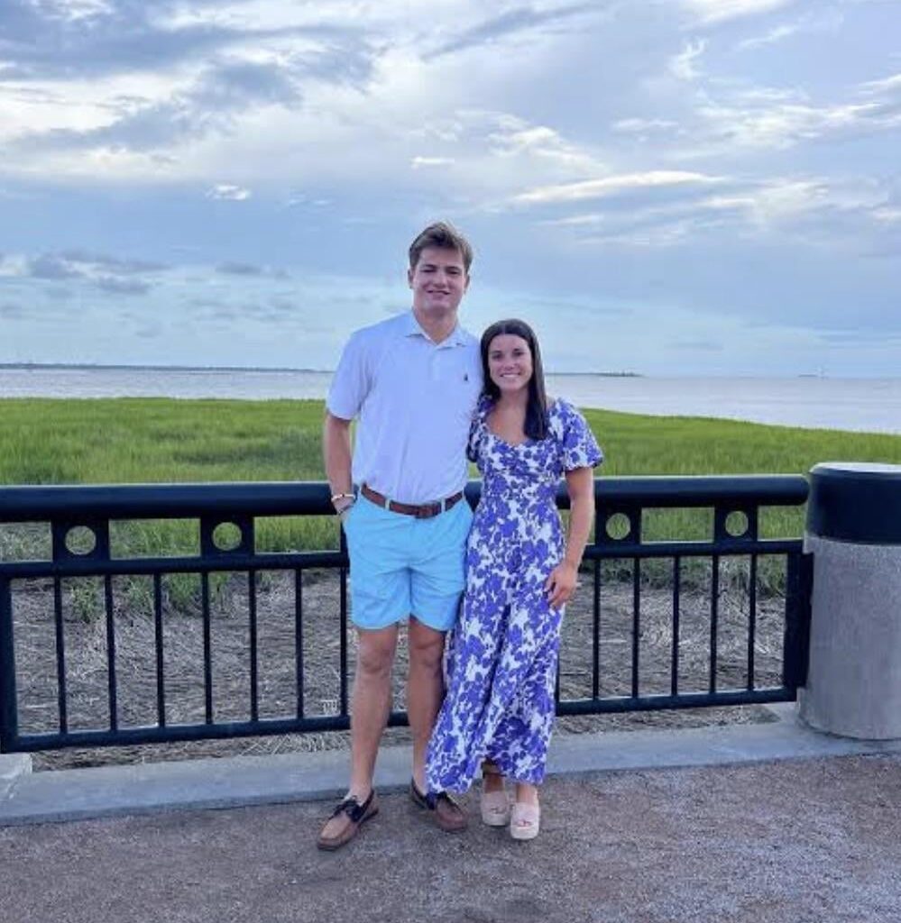 Hermosa foto de mi esposa y yo en España.