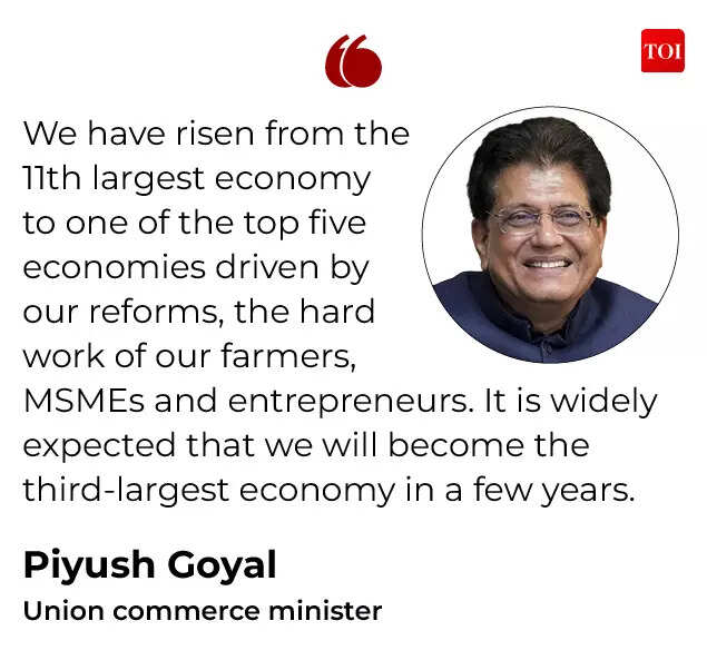 Piyush Goyal's quote