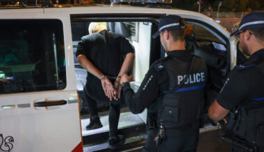 The suspect was quickly identified and arrested by the police.