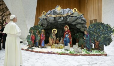 Pope Leo XIV thankful for pro-life Nativity scene that ‘represents a life preserved from abortion’