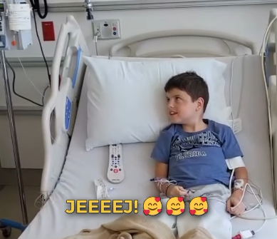 Tako je Matic Žontar prejel gensko terapijo v ZDA.  | Foto: Društvo Viljem Julijan