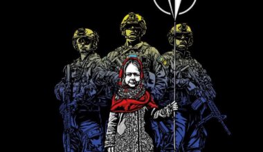 A new art by Ukrainian artist Andrii Yermolenko and Communities Army Of Ukraine. "Today, Christmas in Ukraine means constant danger. Especially for Ukrainian children, who continue to be killed by russian missiles and drones. Children who should be singing carols and believing in miracles..."