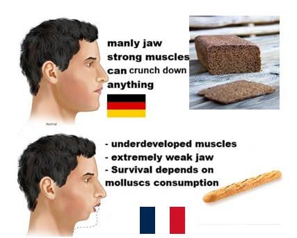 Too much white flour bread and pond animal conumption