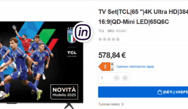 Gal kas turit Q6C teliką?