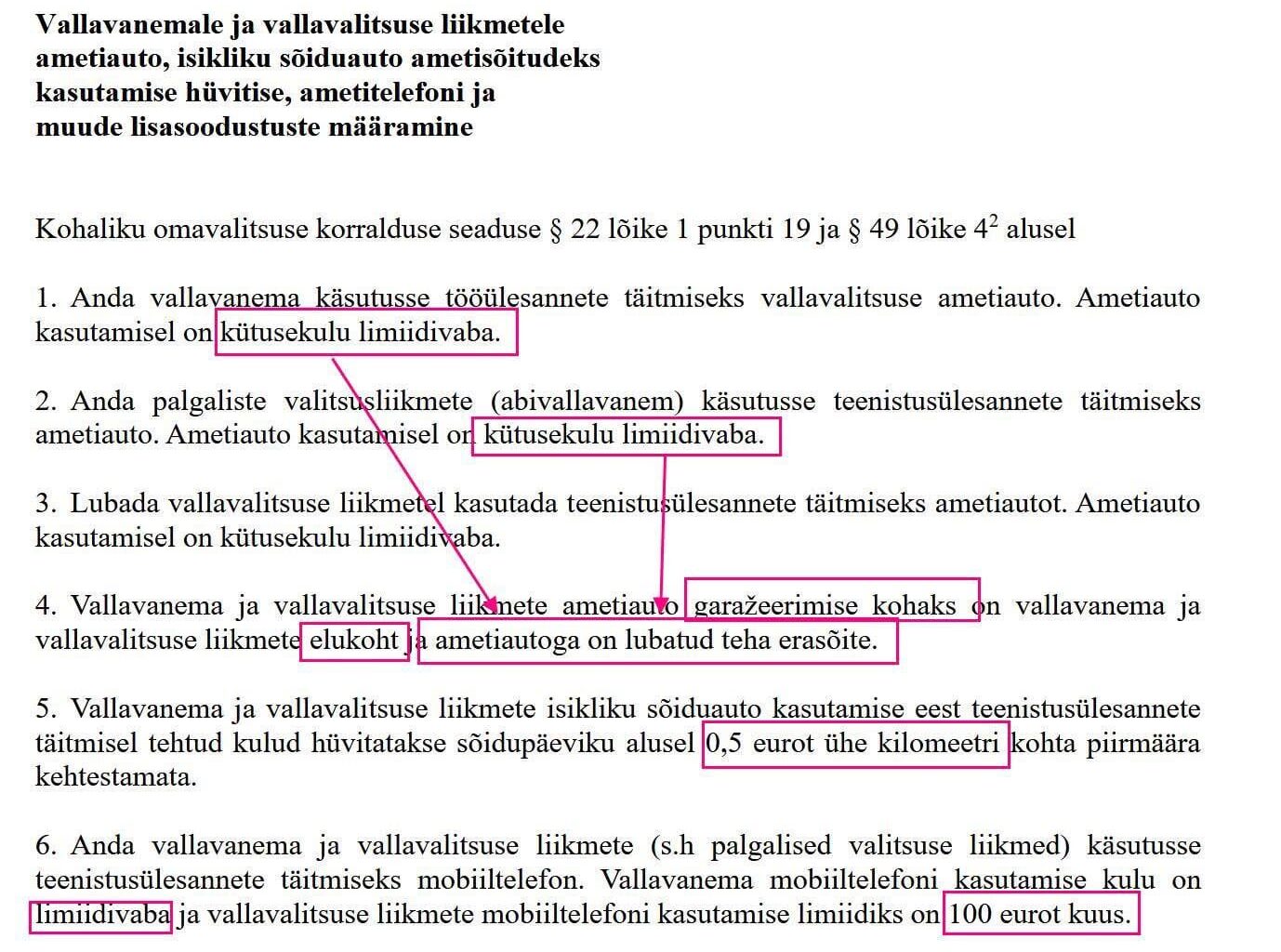 Anda vallavanema uus eelnõu