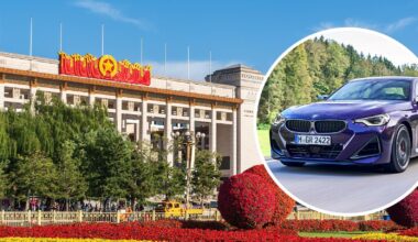 Von wegen China kauft keine Verbrenner aus Deutschland mehr! Das chinesische Nationalmuseum hat gerade einen nagelneuen BMW für seine Ausstellung "Veraltete Technologien" bestellt