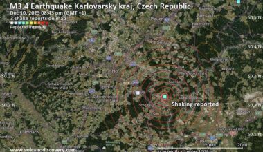 Unconfirmed quake or seismic-like event reported: 22 km northwest of Cheb, Karlovarsky kraj, Czech Republic, 4 minutes ago