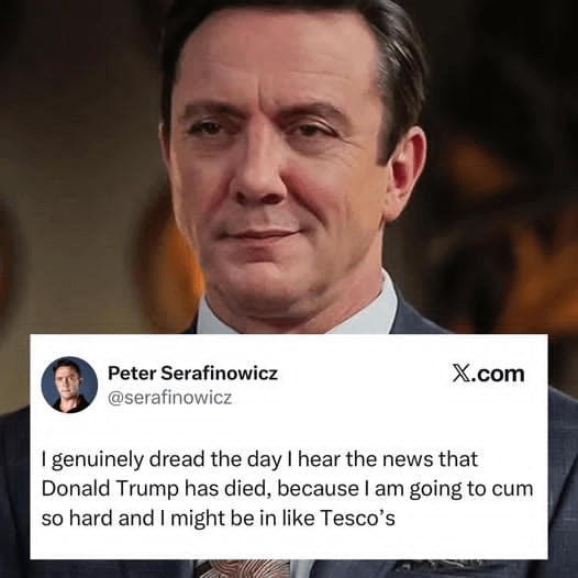 I genuinely dread the day I hear the news that Donald Trump has died..