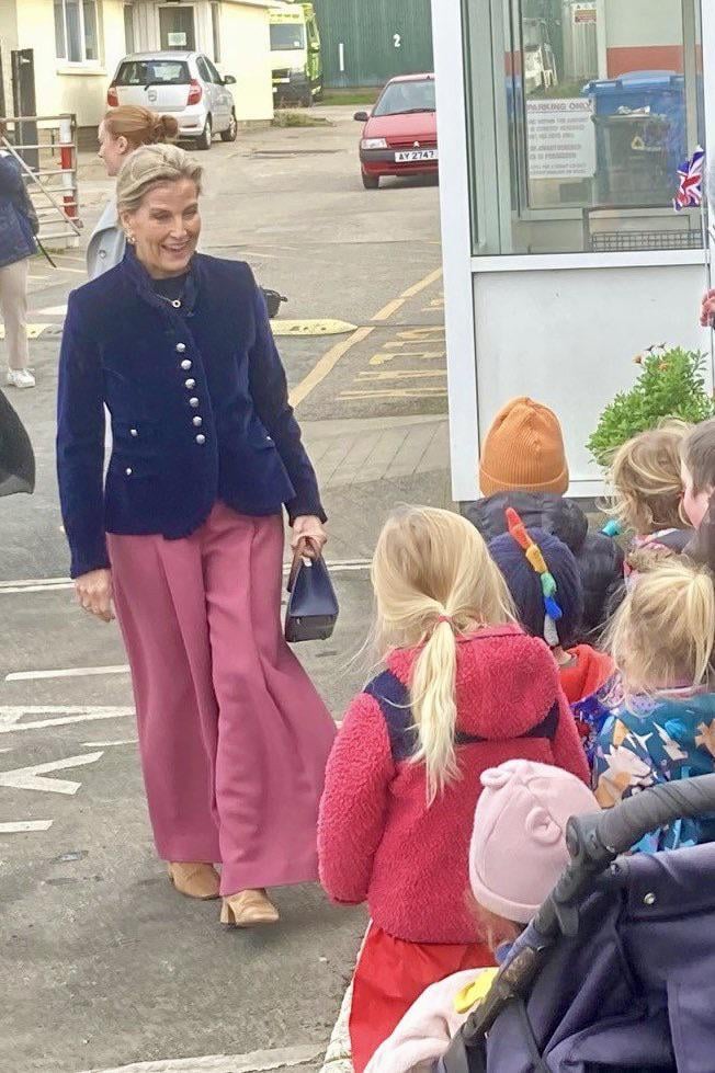Sophie today in Alderney to celebrate 80th anniversary of Homecoming Day