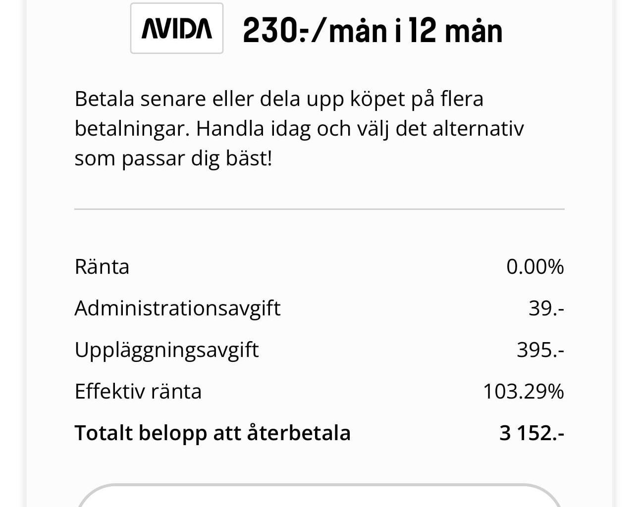 Elgiganten erbjuder räntefria avbetalningar!