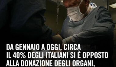 Donazione organi in calo