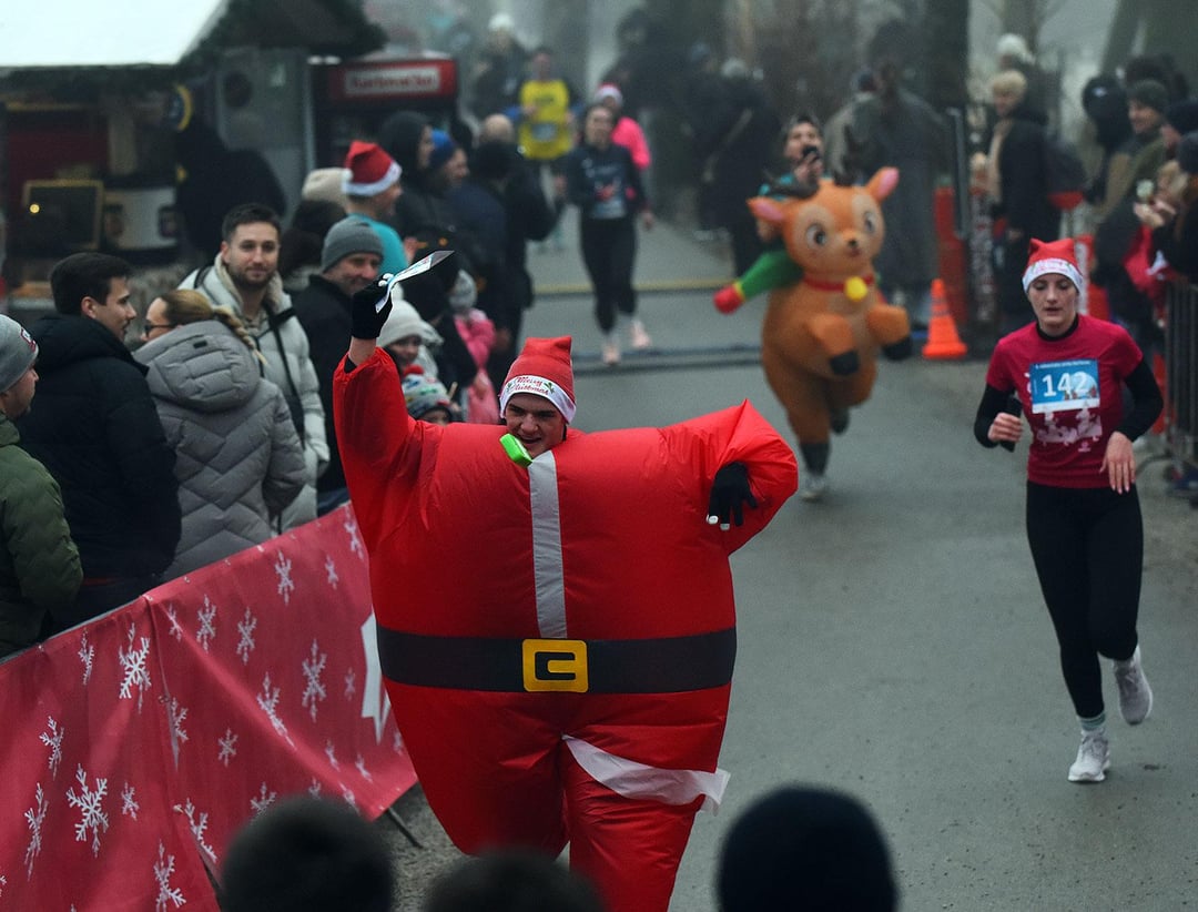 Par zanimljivijih sudionika Adventske utrke u Karlovcu :)