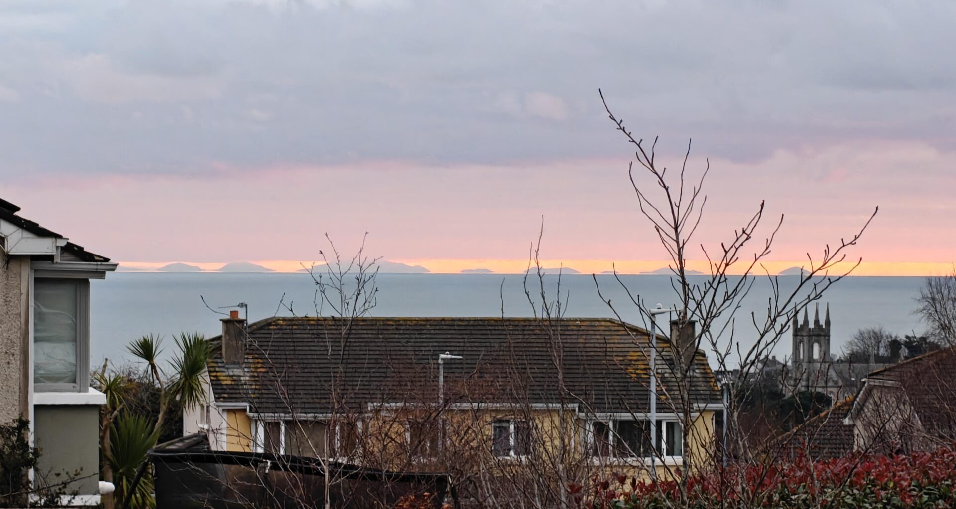 Welsh Mountains Visible From Ireland