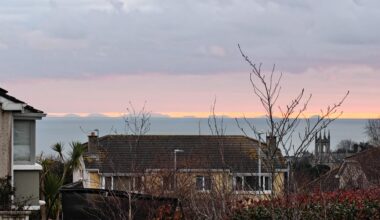 Welsh Mountains Visible From Ireland
