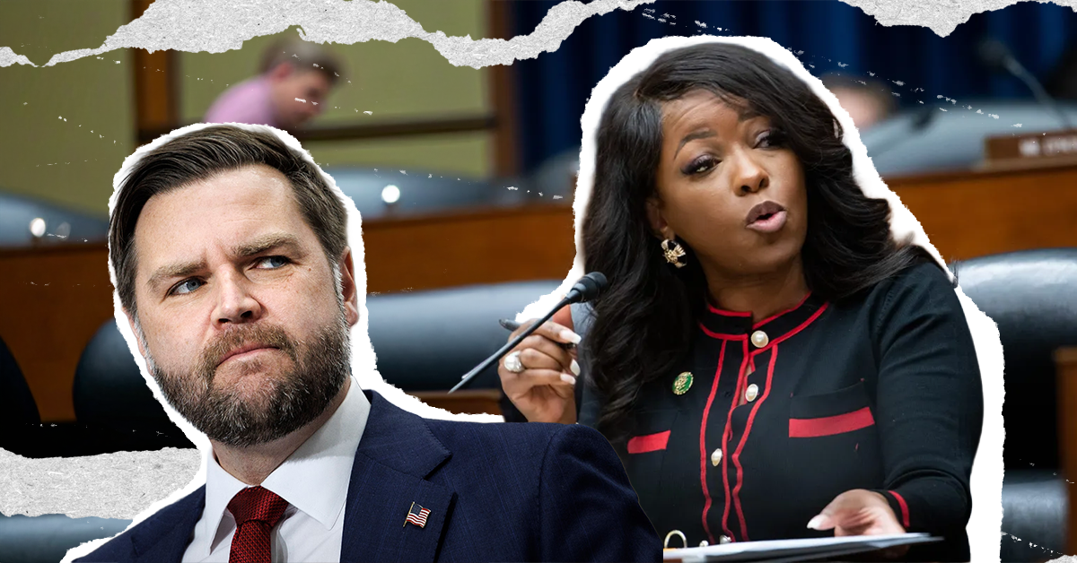 JD Vance comments on Jasmine Crockett Senate run amid GOP scrutiny