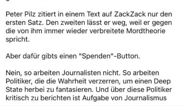Klenk über die Methoden von Pilz