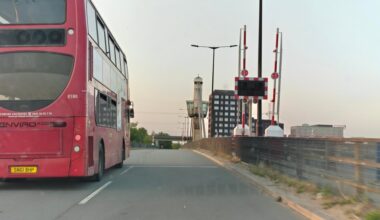 [OC] Sunset on a Uber ride from London City Airport to Cambridge