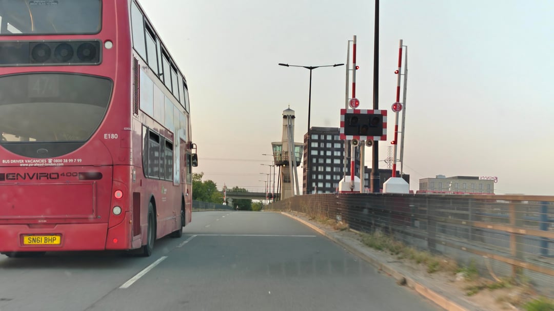 [OC] Sunset on a Uber ride from London City Airport to Cambridge