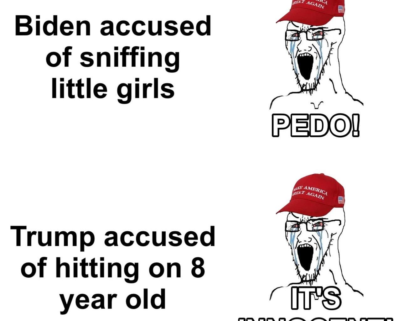 I'm not aware of Biden's name being redacted in the Epstein files