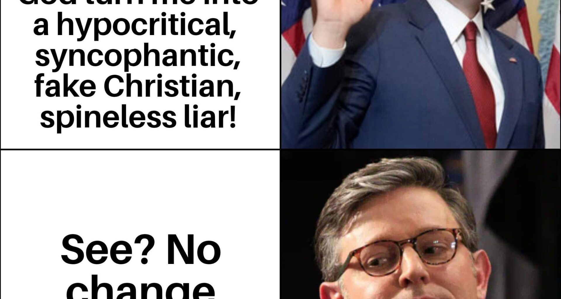 Mike Johnson offers irrefutable proof that Trump is innocent!