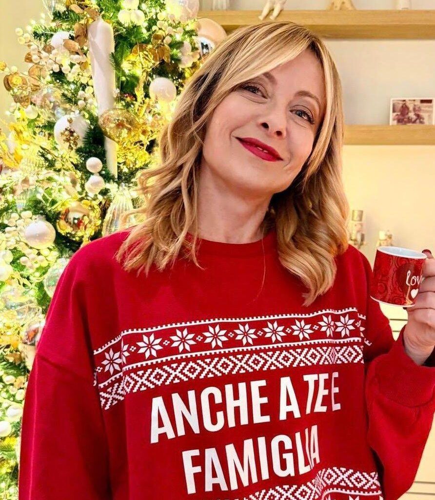 Italian single mum celebrates Christmas
