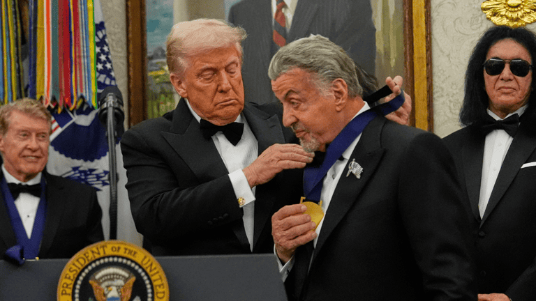 Trump Honors Stallone, Kiss, Gloria Gaynor and More with Kennedy Center Medals at White House Ceremony