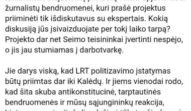 Dešriniai bando įstatyma prastumti skubos tvarka, jau 18d.