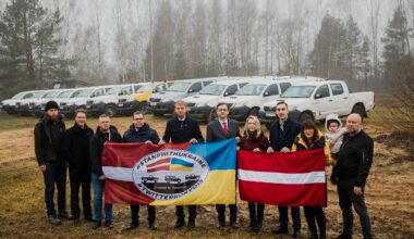 AST vehicle donation to Ukraine, December 2025