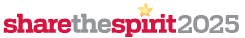Share the Spirit 2025 logo