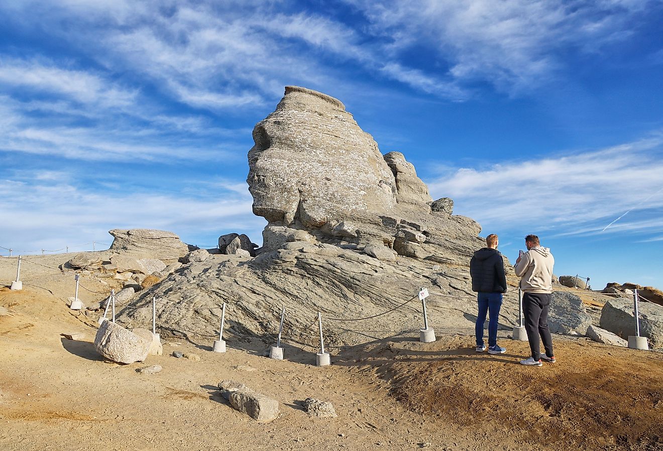 Sphinx in Romania’s Bucegi Mountains