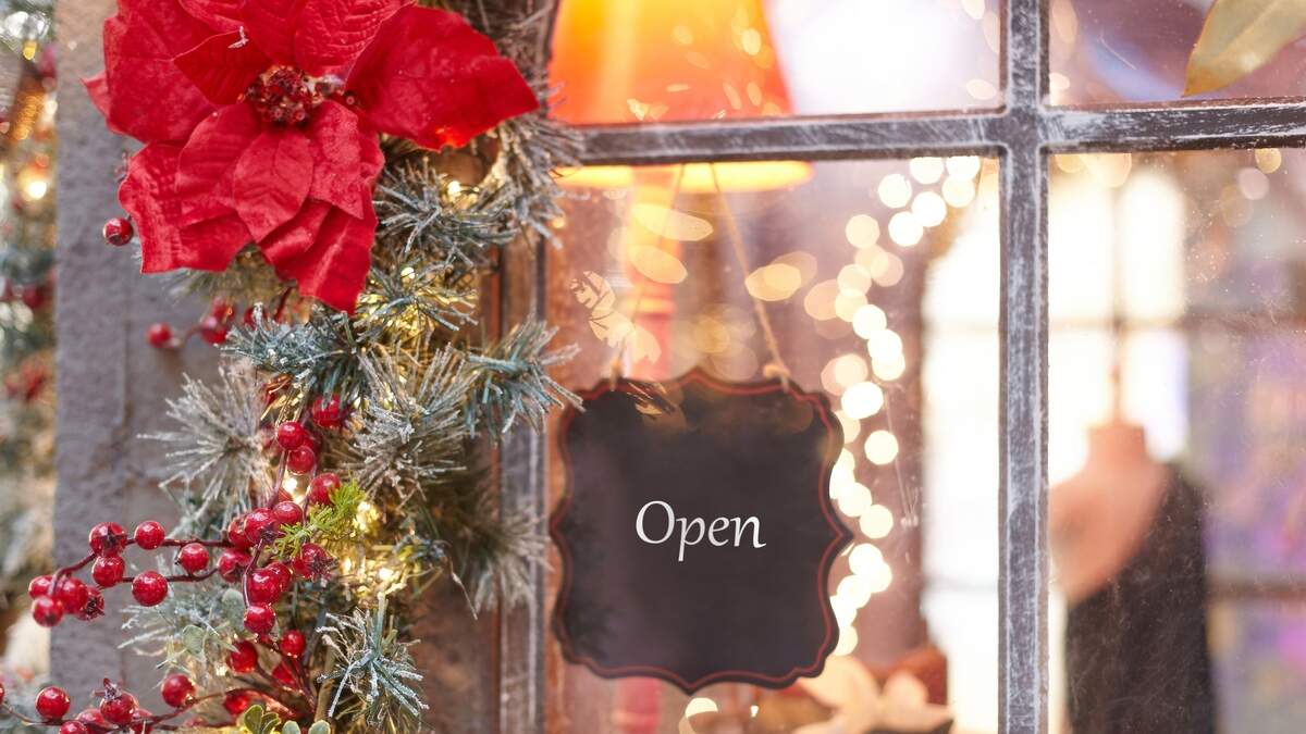 Peu de magasins seront ouverts le jour de Noël et du Nouvel An.