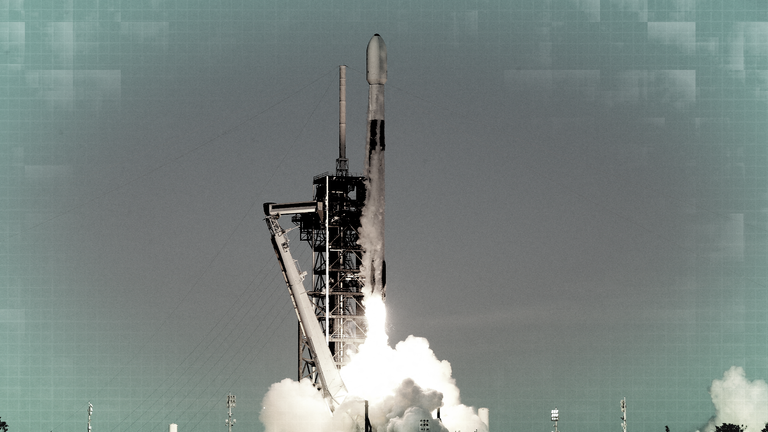 A SpaceX Falcon 9 rocket lifts off at the Kennedy Space Center in Florida, September 24, 2025.  Pic: Reuters
