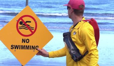 Swimmers urged to take heed of changing beach conditions