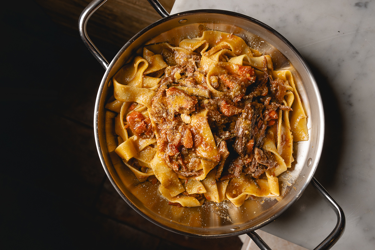 Pappardelle Colosseo, one of the pasta dishes at Colosseo Cucina...