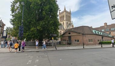 [OC] A hike in the city centre of Cambridge, United Kingdom