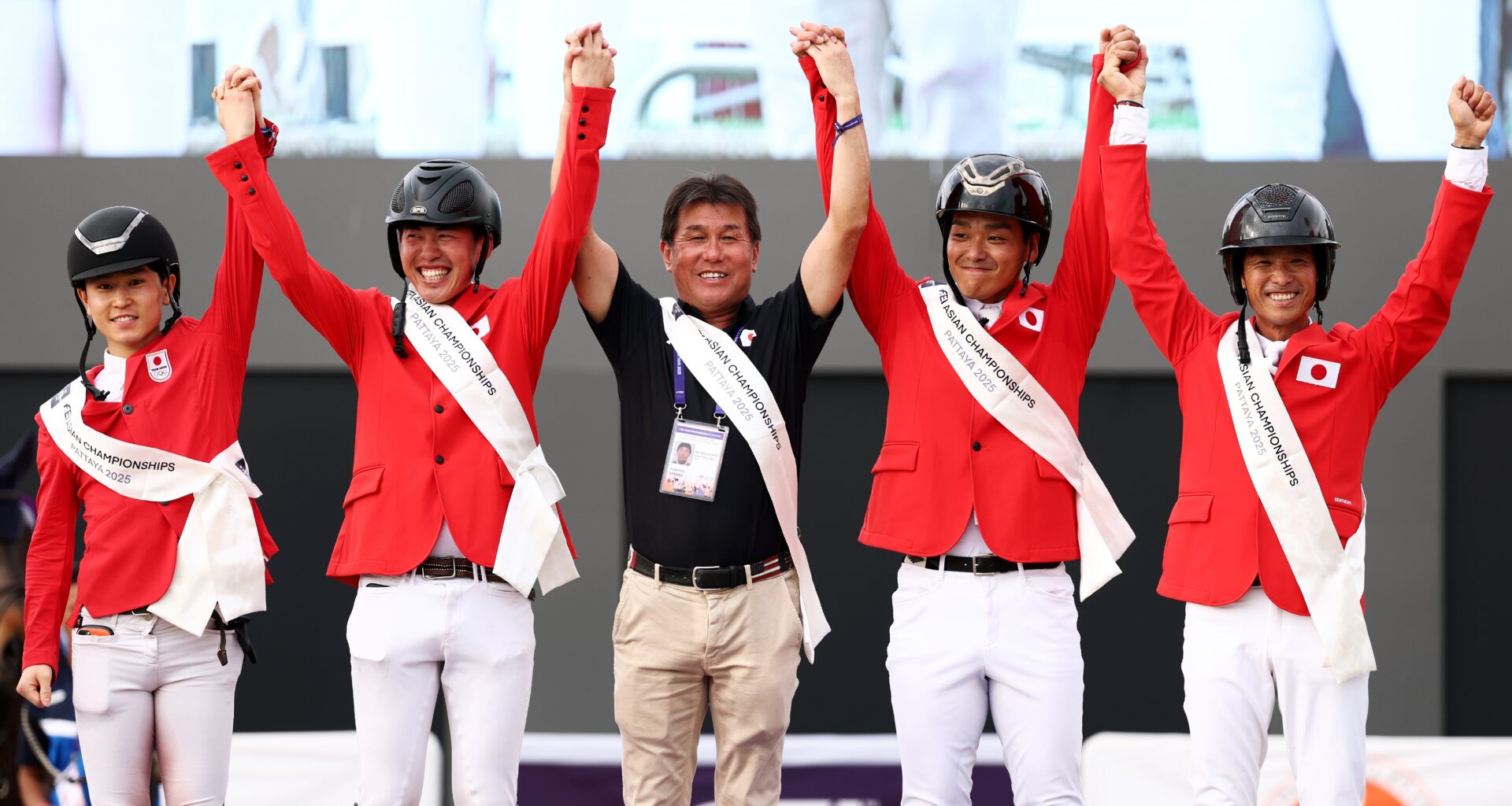 Japan captures historic Team Jumping Gold at the Asian Championships in Pattaya!