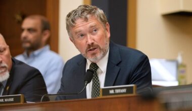 Rep. Thomas Massie, R-Crescent Springs, has joined Democrats on a resolution that would require the White House to get congressional approval for military force. (Spectrum News 1/Erin Kelly, file)